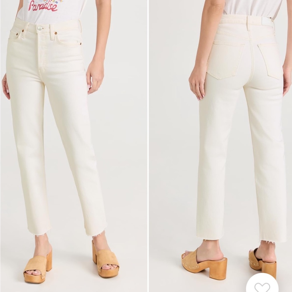 Redone off white jeans